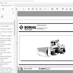 Bomag BC 572 Tier III Function.192 Wiring Diagram Manual EN_DE PDF