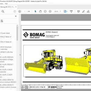 Bomag BC 672-1172-4 Tier 4f Function.332 Wiring Diagram Manual EN_DE PDF