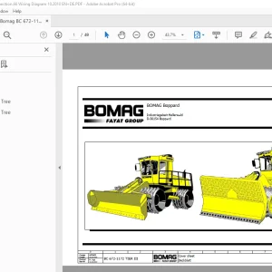 Bomag BC 672-1172 TIER III Function.66 Wiring Diagram Manual EN_DE PDF
