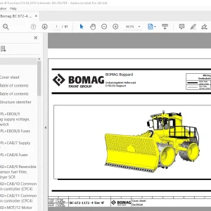Bomag BC 672-4, BC 1172-4 Tier 4f Function.516 Schematic Manual EN_DE PDF