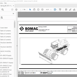 Bomag BC 873-1173 RB-5 Function.650 Wiring Diagram Manual EN_DE PDF