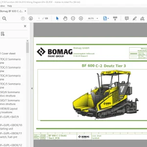 Bomag BF 600 C-2 Deutz Tier3_PCB Function.503 Wiring Diagram Manual EN_DE PDF