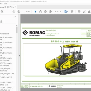 Bomag BF 600 P-2 MTU Tier 4f Function.696 Wiring Diagram Manual EN_DE PDF