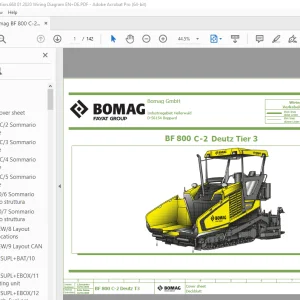 Bomag BF 800 C-2 Deutz T3 Function.668 Wiring Diagram Manual EN_DE PDF