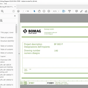 Bomag BF 800 P Function.140 Wiring Diagram Manual EN_IT - PDF DOWNLOAD