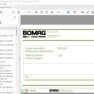 Bomag BF 800P Function.124 Wiring Diagram Manual EN_IT - PDF DOWNLOAD