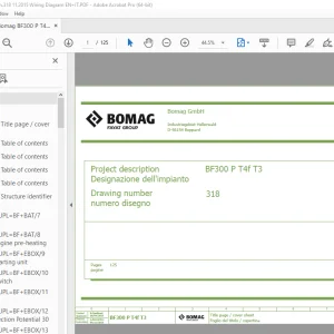 Bomag BF300 P T4f T3 Function.318 Wiring Diagram EN_IT - PDF DOWNLOAD