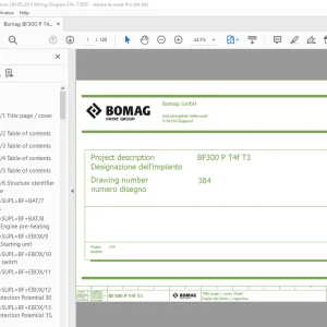 Bomag BF300 P T4f T3 Function.384 Wiring Diagram Manual EN_IT PDF