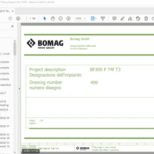 Bomag BF300 P T4f T3 Function.499 Wiring Diagram Manual EN_IT PDF