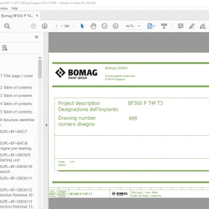 Bomag BF300 P T4f T3 Function.499 Wiring Diagram Manual EN_IT - PDF DOWNLOAD