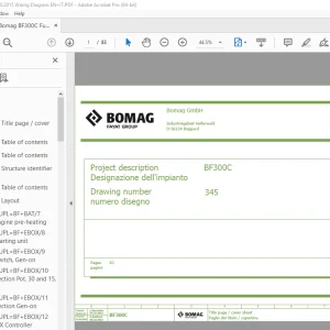 Bomag BF300C Function.345 Wiring Diagram Manual EN_IT - PDF DOWNLOAD