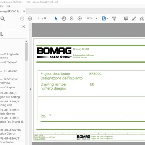 Bomag BF300C Function.65 Wiring Diagram Manual EN_IT - PDF DOWNLOAD