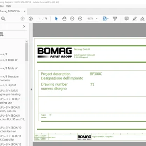 Bomag BF300C Function.71 Wiring Diagram Manual EN_IT - PDF DOWNLOAD