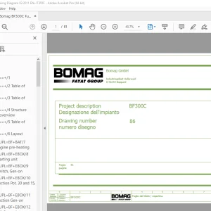 Bomag BF300C Function.86 Wiring Diagram Manual EN_IT - PDF DOWNLOAD