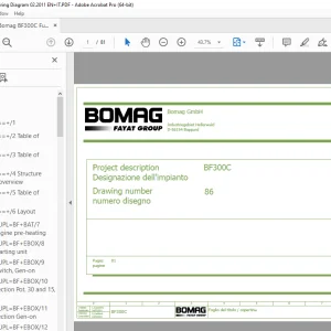 Bomag BF300C Function.86 Wiring Diagram Manual EN_IT - PDF DOWNLOAD