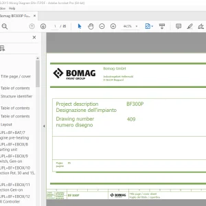 Bomag BF300P Function.409 Wiring Diagram Manual EN_IT - PDF DOWNLOAD