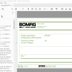 Bomag BF300P Function.64 Wiring Diagram Manual EN_IT - PDF DOWNLOAD