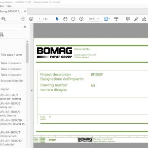 Bomag BF300P Function.68 Wiring Diagram Manual EN_IT - PDF DOWNLOAD