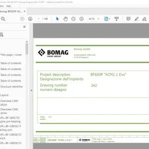 Bomag BF600P ACM2.1 Evo Function.342 Wiring Diagram Manual EN_IT PDF
