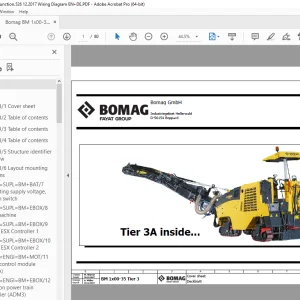 Bomag BM 1x00-35 Tier 3 Function.526 Wiring Diagram Manual EN_DE - PDF DOWNLOAD