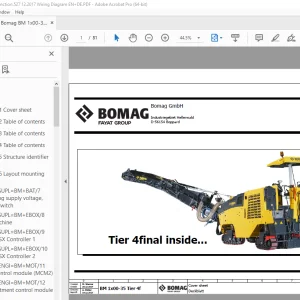 Bomag BM 1x00-35 Tier 4f Function.527 Wiring Diagram Manual EN_DE PDF