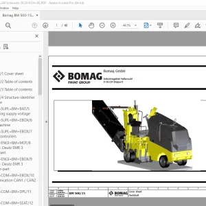 Bomag BM 500/15 Function.268 Schematic Manual EN_DE - PDF DOWNLOAD