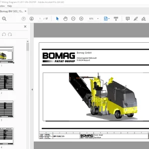 Bomag BM 500/15 Function.77 Wiring Diagram Manual EN_DE - PDF DOWNLOAD