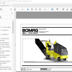 Bomag BM 500/15 Function.84 Wiring Diagram Manual EN_DE - PDF DOWNLOAD
