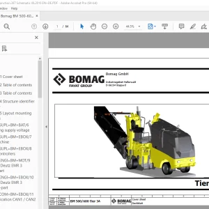 Bomag BM 500/600 Tier 3A Function.387 Schematic Manual EN_DE PDF