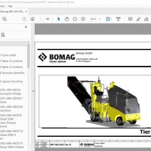 Bomag BM 500/600 Tier 4i Function.388 Wiring Diagram Manual EN_DE PDF