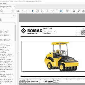 Bomag BW 11 RH-5 Tier 3 Function.600 Wiring Diagram Manual EN_DE PDF