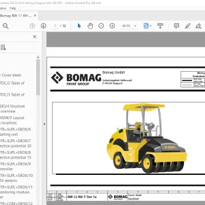 Bomag BW 11 RH-5 Tier 3a Function.358 Wiring Diagram Manual EN_DE PDF