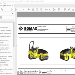 Bomag BW 120/125-5, BW 135/138 (AD/AC-5) Function.368 Schematic Manual EN_DE PDF