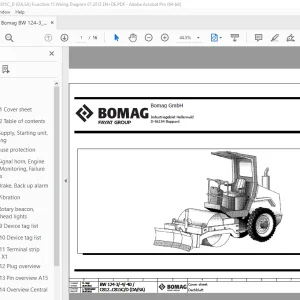 Bomag BW 124-3_4_40 C812..815C_D (DA,SA) Function.15 Wiring Diagram Manual EN_DE PDF