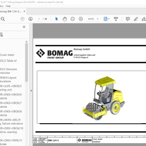 Bomag BW 124-5 Function.508 Wiring Diagram Manual EN_DE - PDF DOWNLOAD