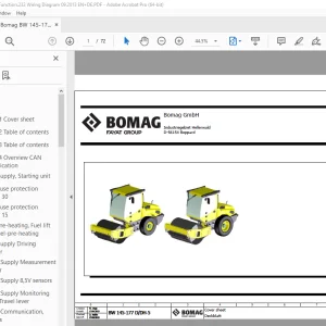 Bomag BW 145-177 D/DH-5 Function.232 Wiring Diagram Manual EN_DE PDF