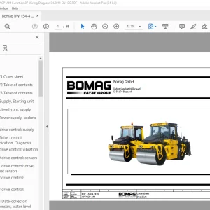 Bomag BW 154-4 BW 174-4 AP/ACP-AM Function.87 Wiring Diagram Manual EN_DE PDF