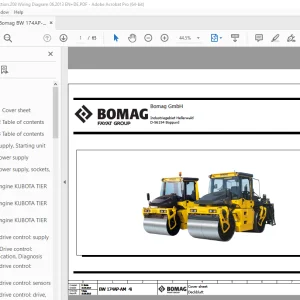 Bomag BW 174AP-AM 4i Function.208 Wiring Diagram Manual EN_DE PDF