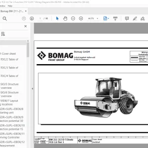 Bomag BW 211-213 D-5 Deutz TCD 3.6 Tier 3 Function.519 Wiring Diagram Manual EN_DE PDF