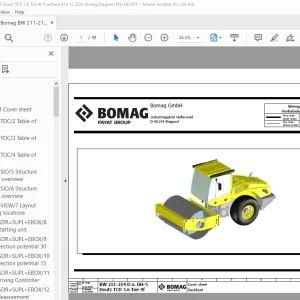 Bomag BW 211-214 D u. DH-5 Deutz TCD 3.6 Tier 4f Function.418 Wiring Diagram Manual EN_DE PDF