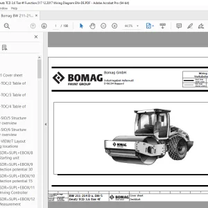 Bomag BW 211-214 DH-5, Deutz TCD 3.6 Tier 4f Function.517 Wiring Diagram Manual EN_DE PDF