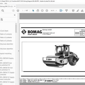 Bomag BW 213-226 D,DH,BVC-5 Deutz TCD 4.1_6.1 Function.642 Wiring Diagram Manual EN_DE PDF