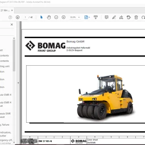 Bomag BW 27 RH-4i Function.216 Wiring Diagram Manual EN_DE PDF