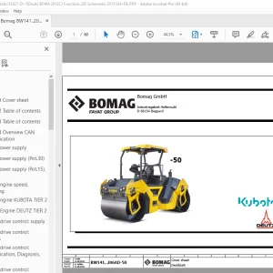 Bomag BW141..206AD-50 Function.282 Schematic Manual EN_DE PDF