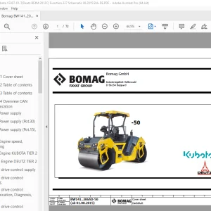 Bomag BW141..206AD-50 Function.337 Schematic Manual EN_DE - PDF DOWNLOAD