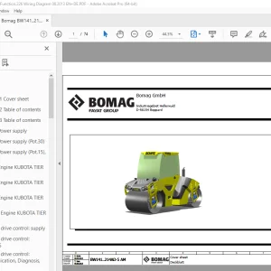 Bomag BW141..214AD-5 AM Function.226 Wiring Diagram Manual EN_DE PDF