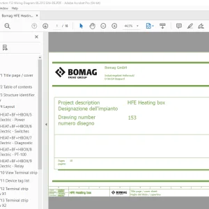 Bomag MPH 122-2 Drawing-No.59320027 Circuit Diagram Manual EN_DE PDF