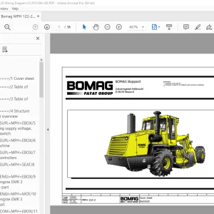 Bomag MPH 122-2 Function.20 Wiring Diagram Manual EN_DE - PDF DOWNLOAD