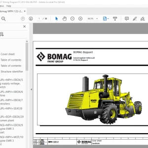 Bomag MPH 122-2 Function.227 Wiring Diagram Manual EN_DE - PDF DOWNLOAD