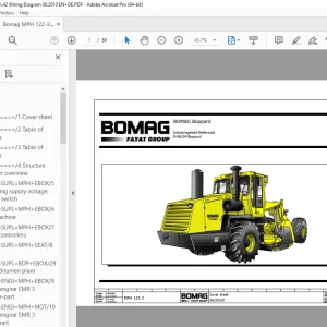 Bomag MPH 122-2 Function.42 Wiring Diagram Manual EN_DE - PDF DOWNLOAD